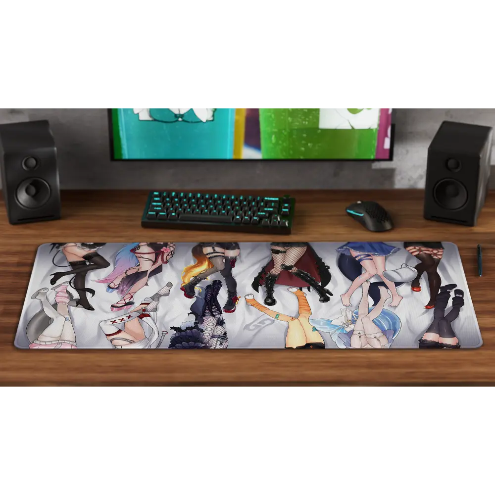 Anime Girl Thigh Vtuber Mouse Pad - Image 4